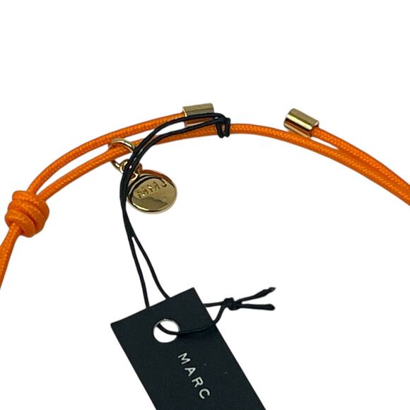 Marc by Marc Jacobs NWT Orange Bolt Friendship Bracelet - Picture 4 of 6
